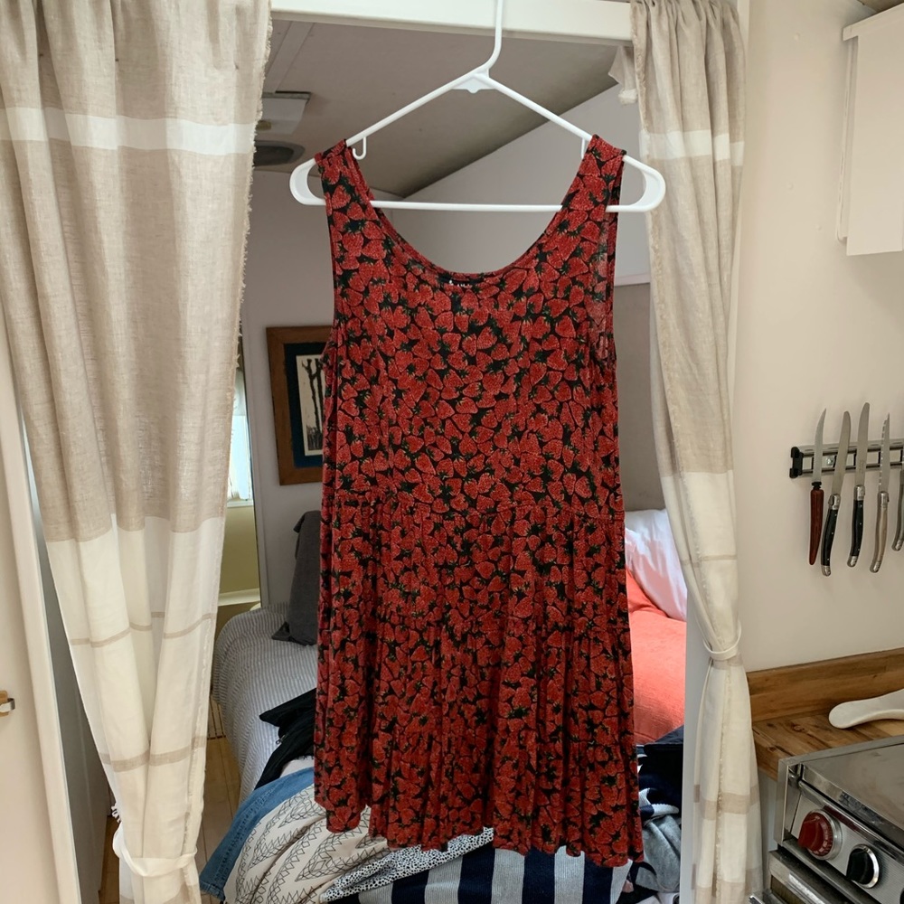 Strawberry Flowy Dress